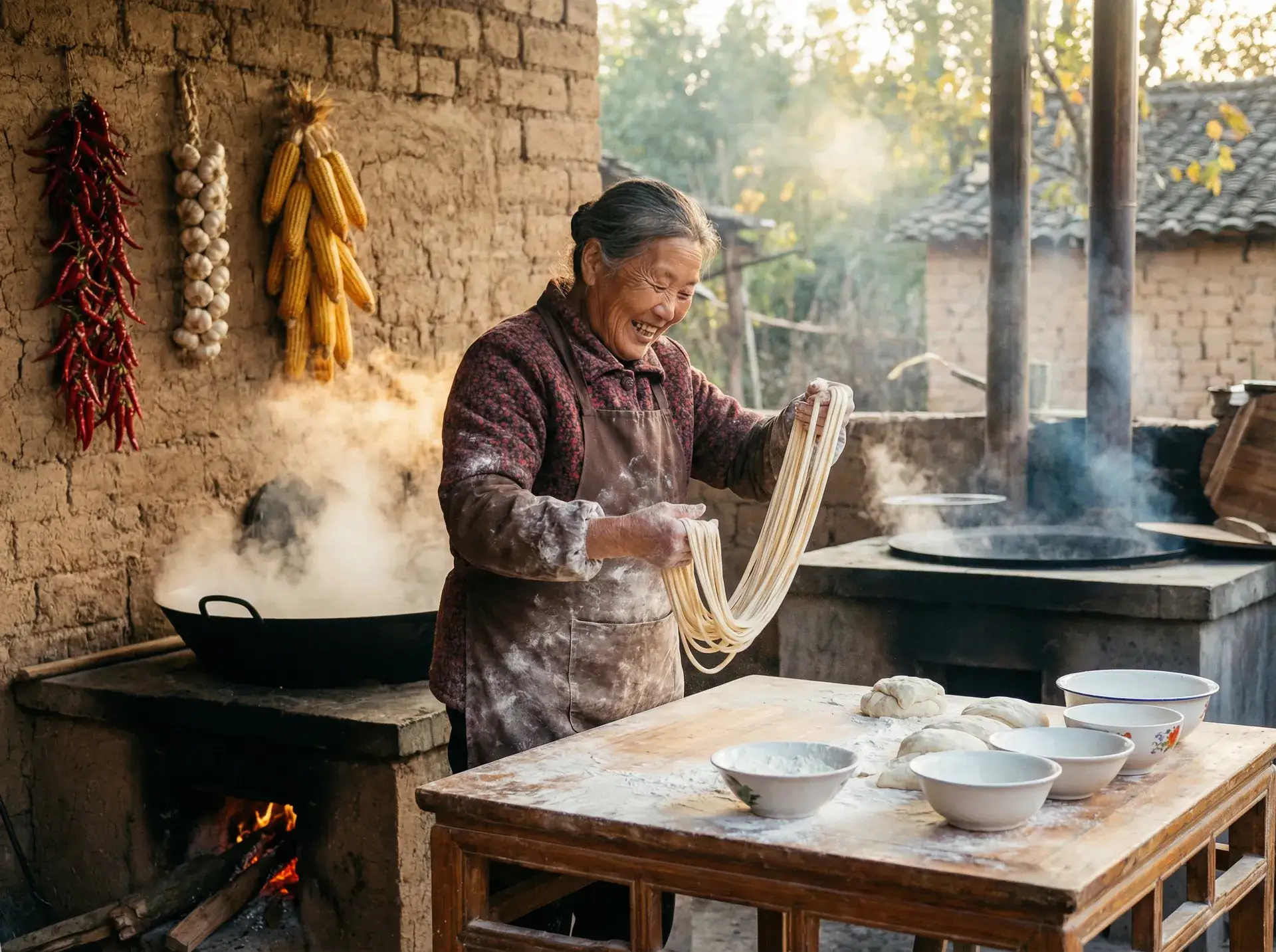 农家大嫂手擀面 - 4399影视大全在线观看 乡村美食